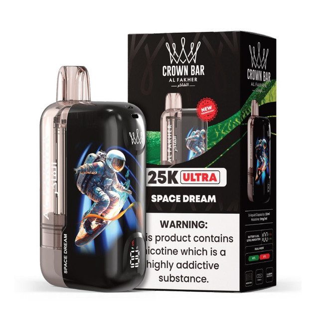 Al Fakher Ultra 25000 | MTL/DTL切替・スマート液晶 2.5万パフ 使い捨て電子タバコ 12 スッキリとしたハーブの清涼感とガムの甘みが融合したAl Fakher Ultra 25000 ガムミント味の本体カラー