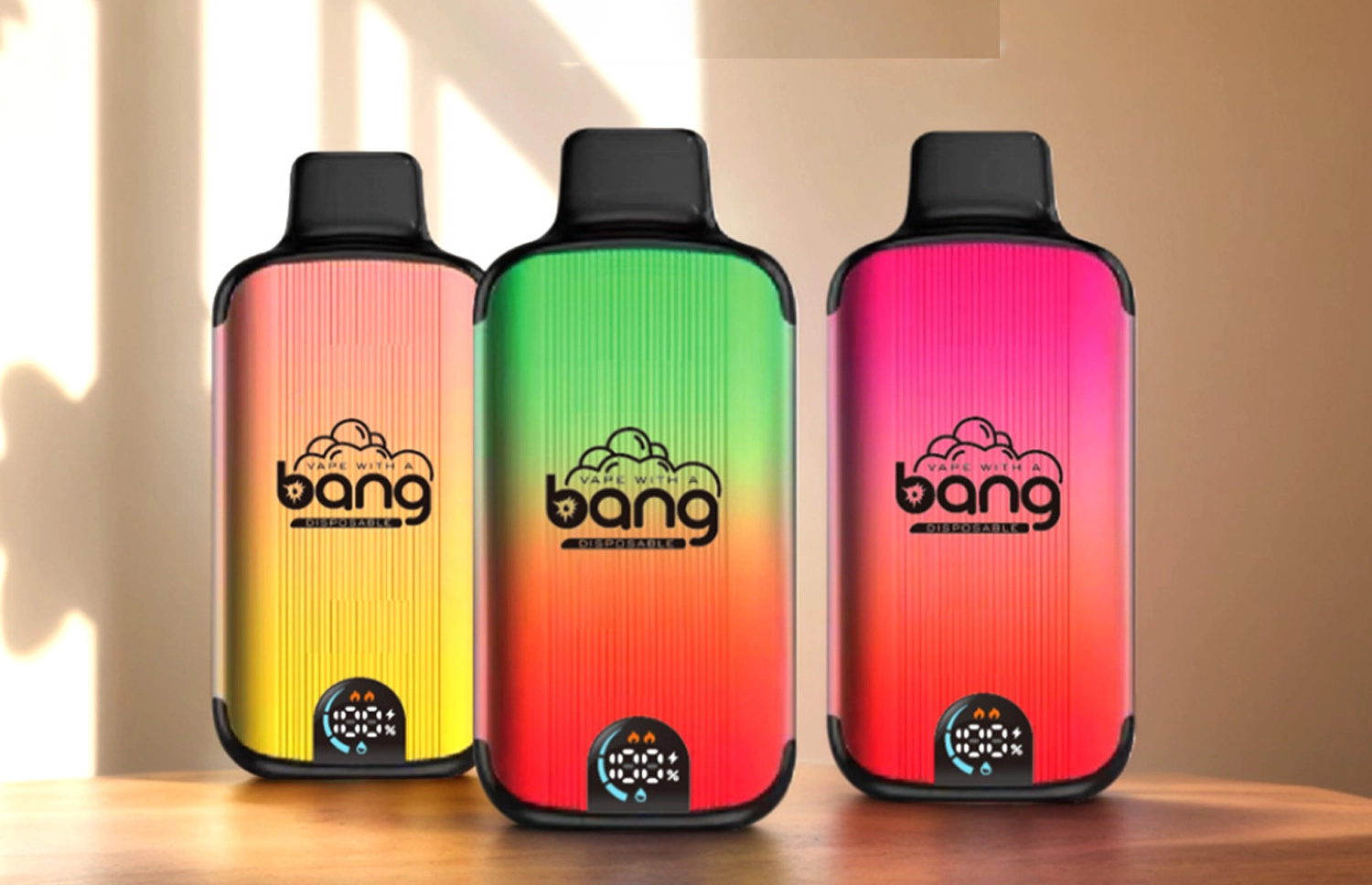 Bang 20000 2万パフ LED画面搭載大容量VAPE 10本セット