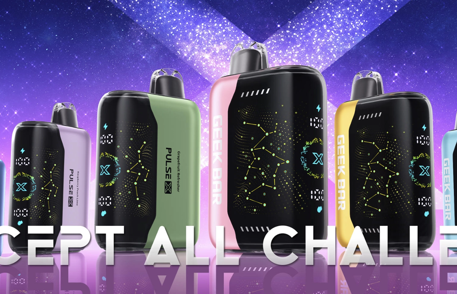 Geek Bar Pulse X 25000 2.5万パフ 3D曲面スクリーン大容量VAPE