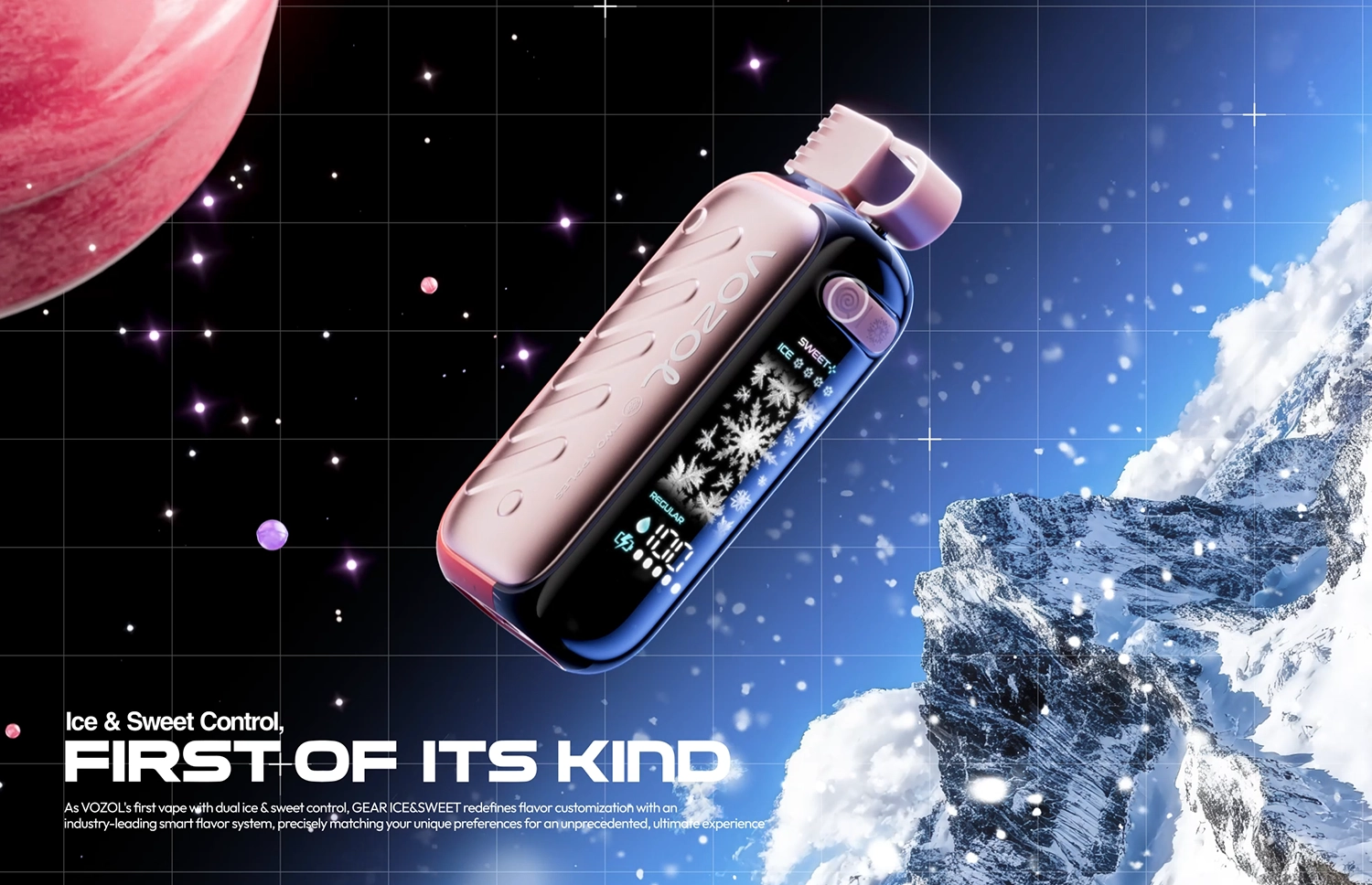 Vozol Gear Ice & Sweet 50000 5万パフ 氷冷感調整大容量VAPE